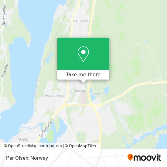 Per Olsen map