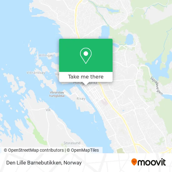 Den Lille Barnebutikken map
