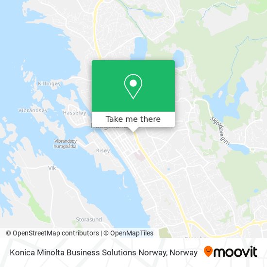 Konica Minolta Business Solutions Norway map