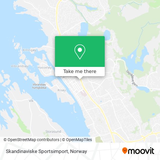 Skandinaviske Sportsimport map