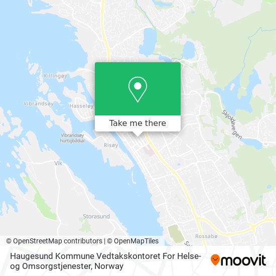 Haugesund Kommune Vedtakskontoret For Helse-og Omsorgstjenester map