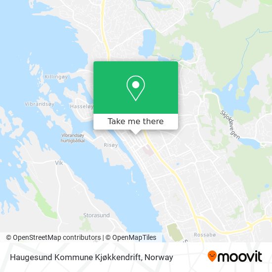Haugesund Kommune Kjøkkendrift map