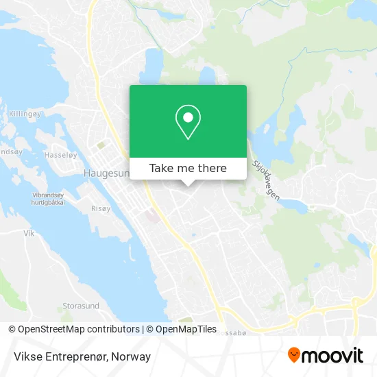 Vikse Entreprenør map
