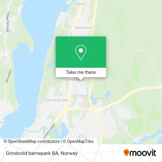 Grindvold barnepark BA map