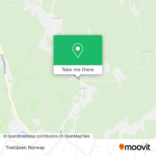 Tveitåsen map