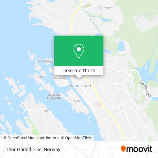 Thor Harald Eike map