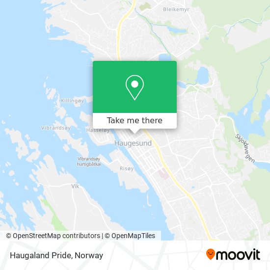 Haugaland Pride map