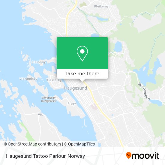 Haugesund Tattoo Parlour map