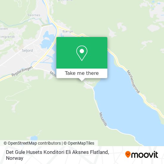 Det Gule Husets Konditori Eli Aksnes Flatland map