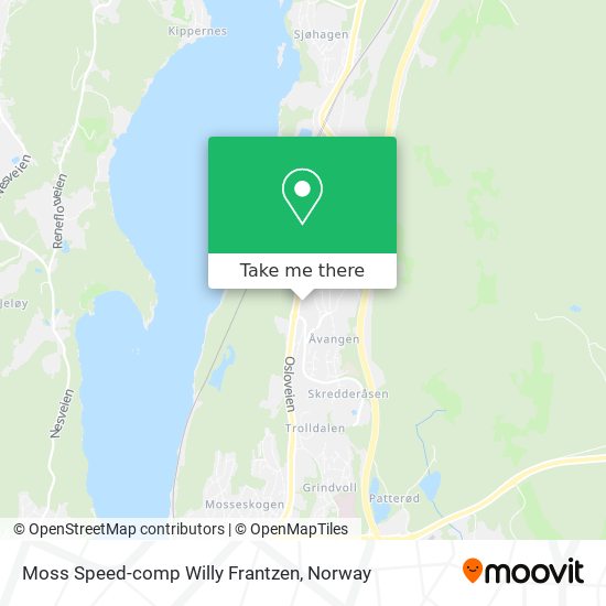 Moss Speed-comp Willy Frantzen map