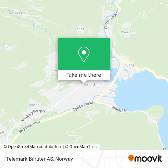 Telemark Bilruter AS map