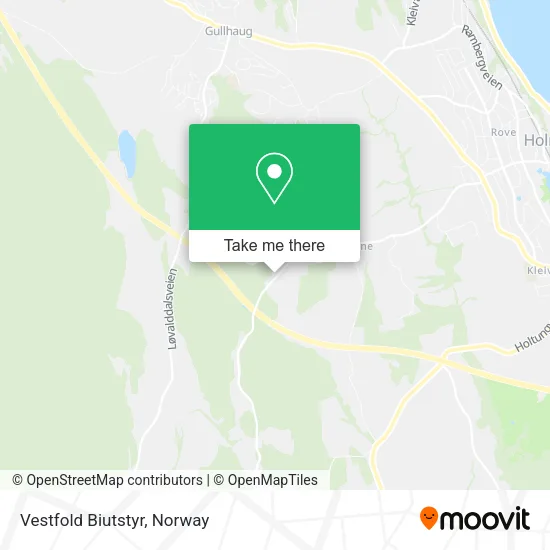 Vestfold Biutstyr map