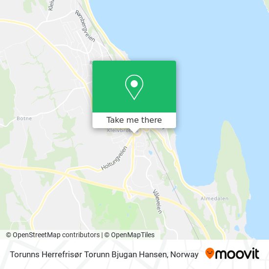 Torunns Herrefrisør Torunn Bjugan Hansen map