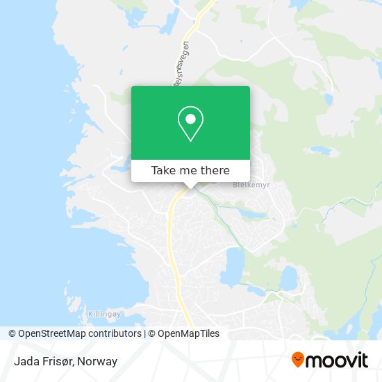 Jada Frisør map