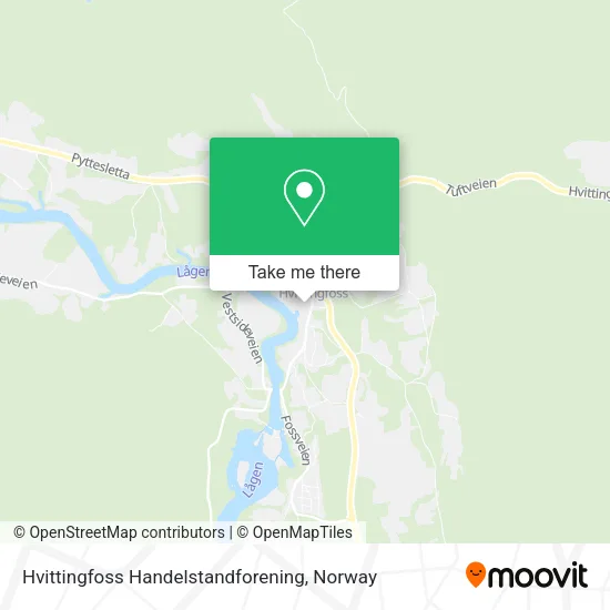 Hvittingfoss Handelstandforening map