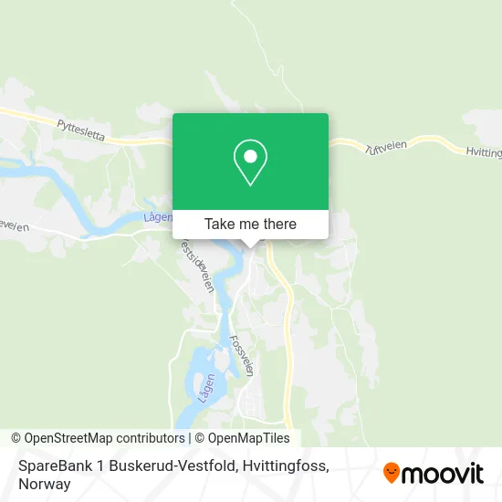 SpareBank 1 Buskerud-Vestfold, Hvittingfoss map