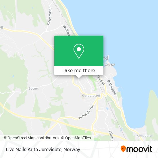 Live Nails Arita Jurevicute map