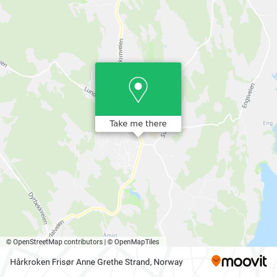 Hårkroken Frisør Anne Grethe Strand map