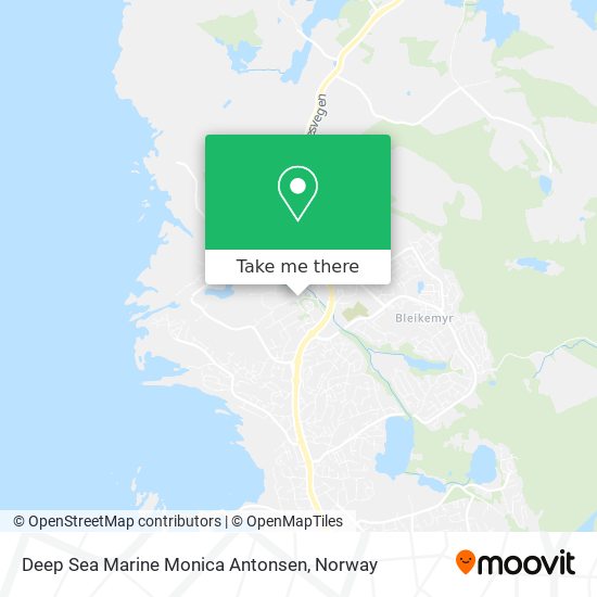 Deep Sea Marine Monica Antonsen map
