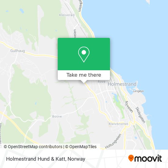 Holmestrand Hund & Katt map