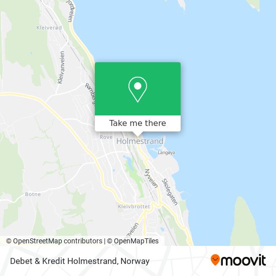 Debet & Kredit Holmestrand map