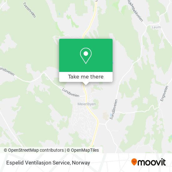 Espelid Ventilasjon Service map