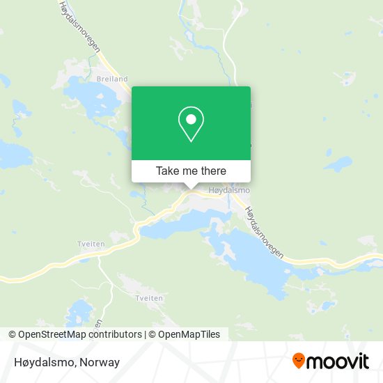 Høydalsmo map