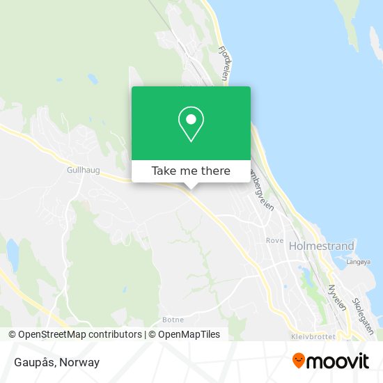 Gaupås map