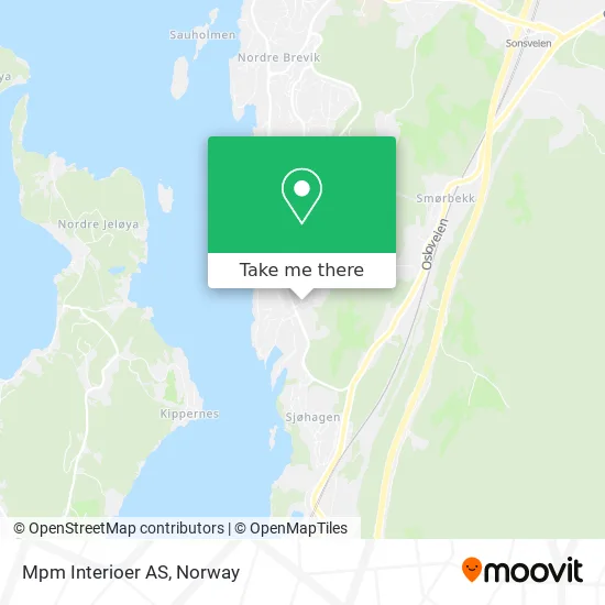 Mpm Interioer AS map