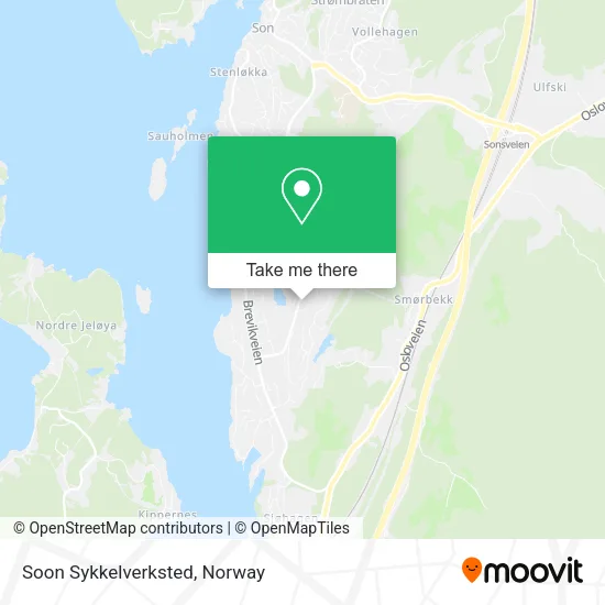 Soon Sykkelverksted map