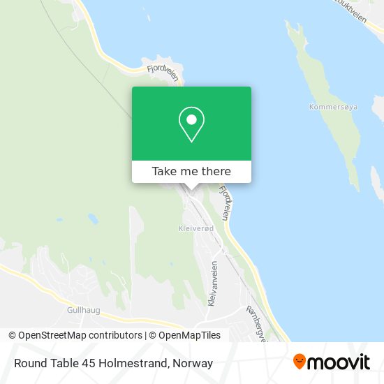 Round Table 45 Holmestrand map