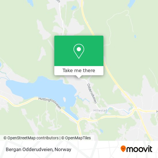 Bergan Odderudveien map