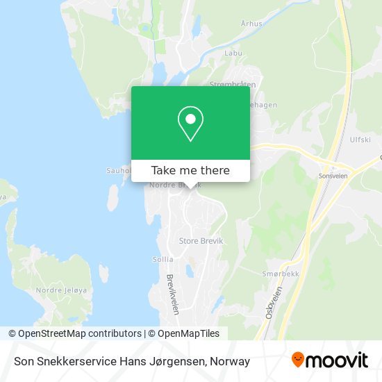 Son Snekkerservice Hans Jørgensen map