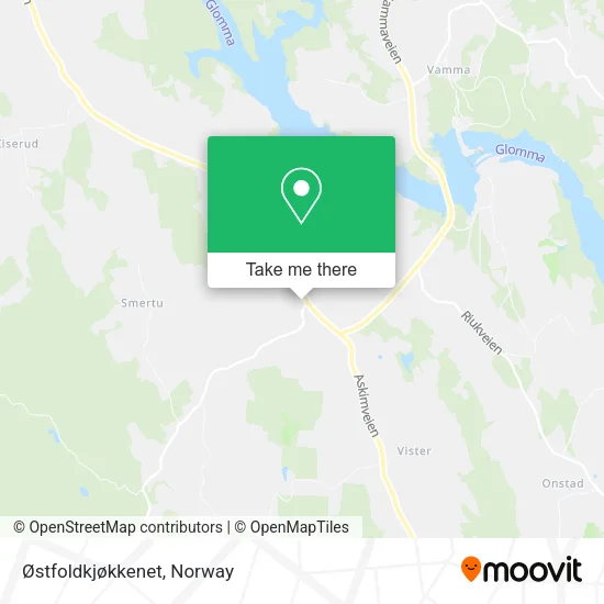 Østfoldkjøkkenet map