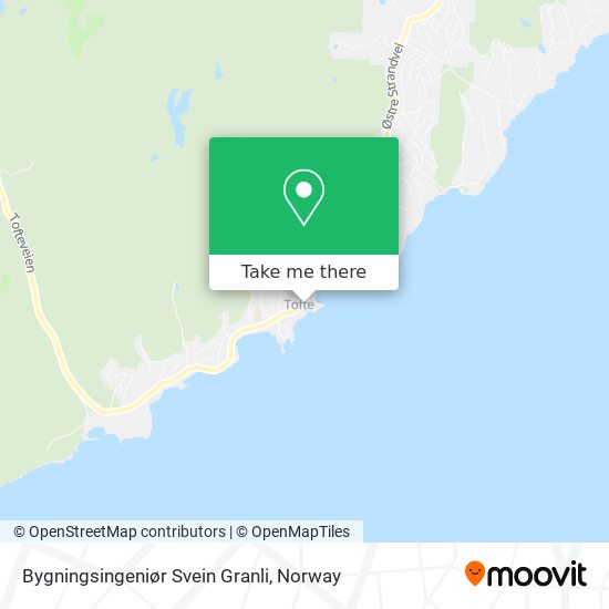 Bygningsingeniør Svein Granli map