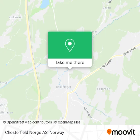 Chesterfield Norge AS map