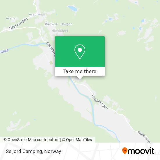 Seljord Camping map