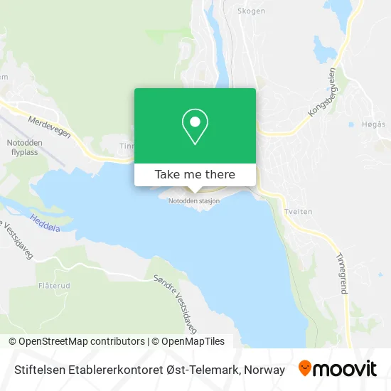 Stiftelsen Etablererkontoret Øst-Telemark map