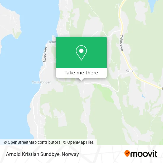 Arnold Kristian Sundbye map