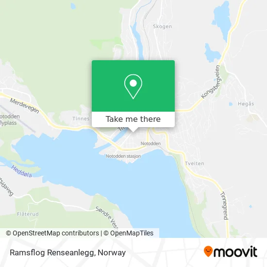 Ramsflog Renseanlegg map