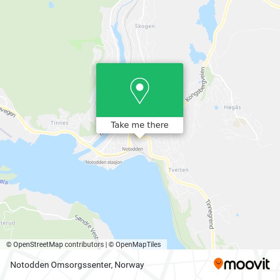 Notodden Omsorgssenter map