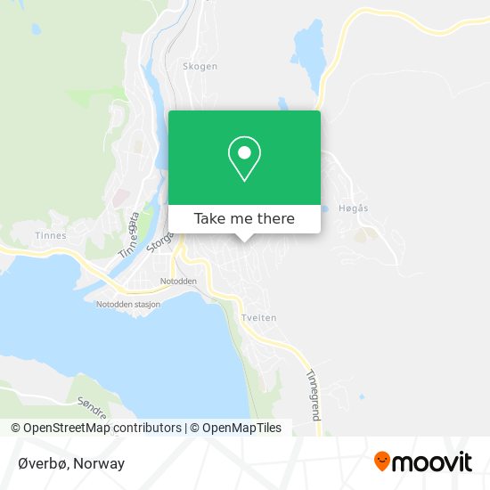 Øverbø map