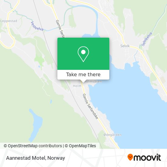 Aannestad Motel map