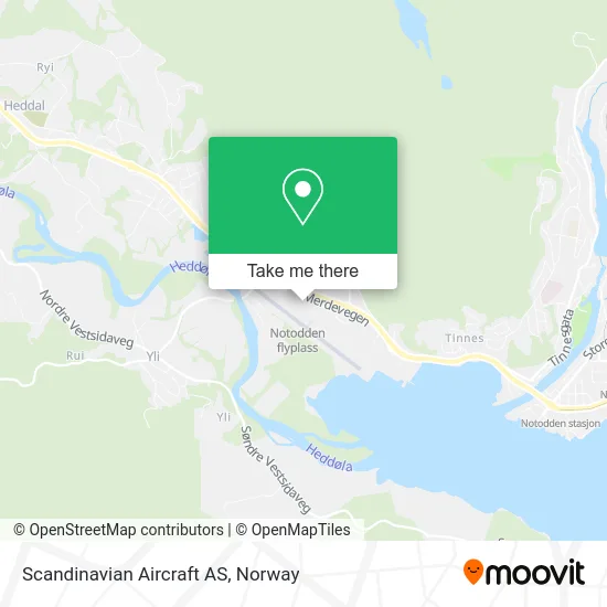 Scandinavian Aircraft AS map