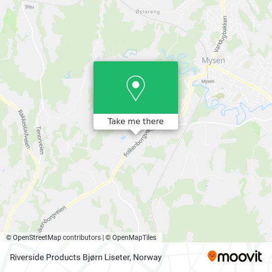 Riverside Products Bjørn Liseter map