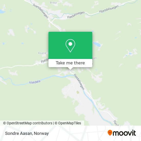 Sondre Aasan map