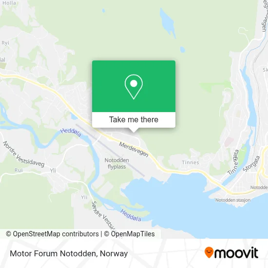 Motor Forum Notodden map