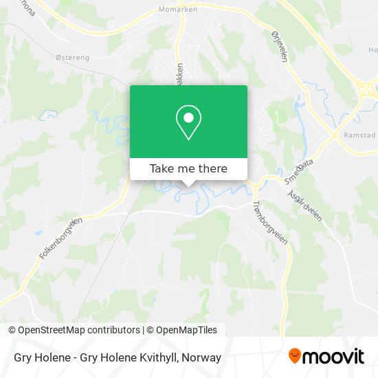 Gry Holene - Gry Holene Kvithyll map
