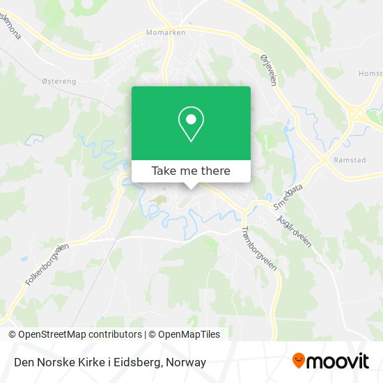 Den Norske Kirke i Eidsberg map