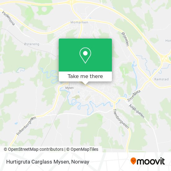 Hurtigruta Carglass Mysen map